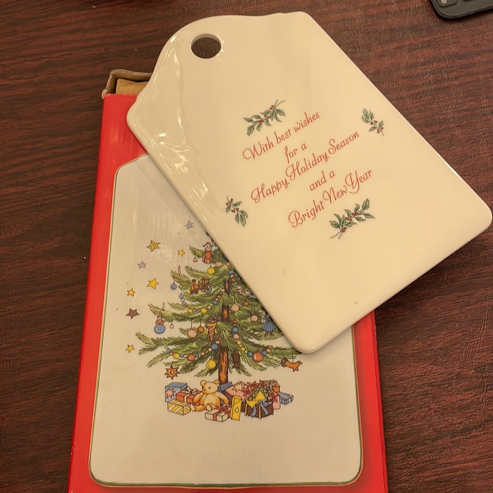 Nikko Christmastime Ceramic Snack/Cheese Board - Picture 3 of 4